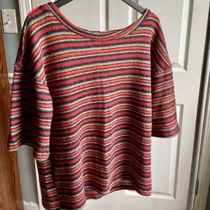Cherish Striped Wide Sleeve Sweater